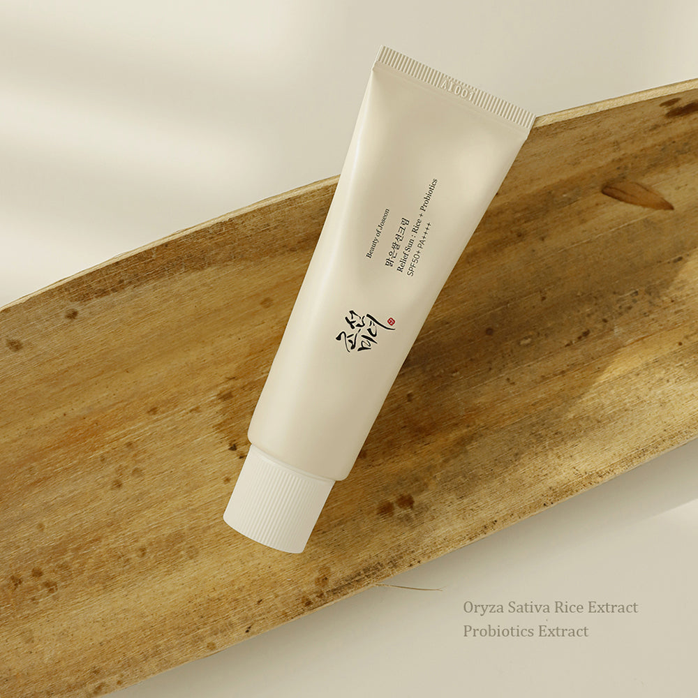 RELIEF SUN : RICE+ PROBIOTICS - Crema Pentru Protectie Solara Cu SPF 50+ Pa++++
