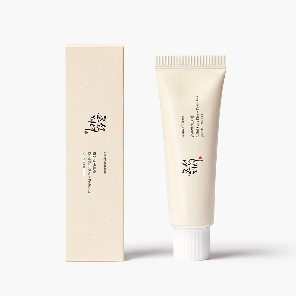 RELIEF SUN : RICE+ PROBIOTICS - Crema Pentru Protectie Solara Cu SPF 50+ Pa++++